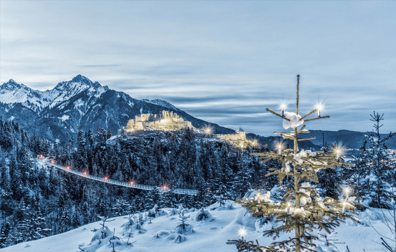 Tranquil Village Life in Reutte and the Highline179 Experience